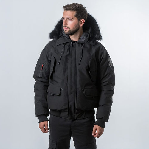 Doudoune  Wilson Fourrure Noir (Chauffante avec batterie)