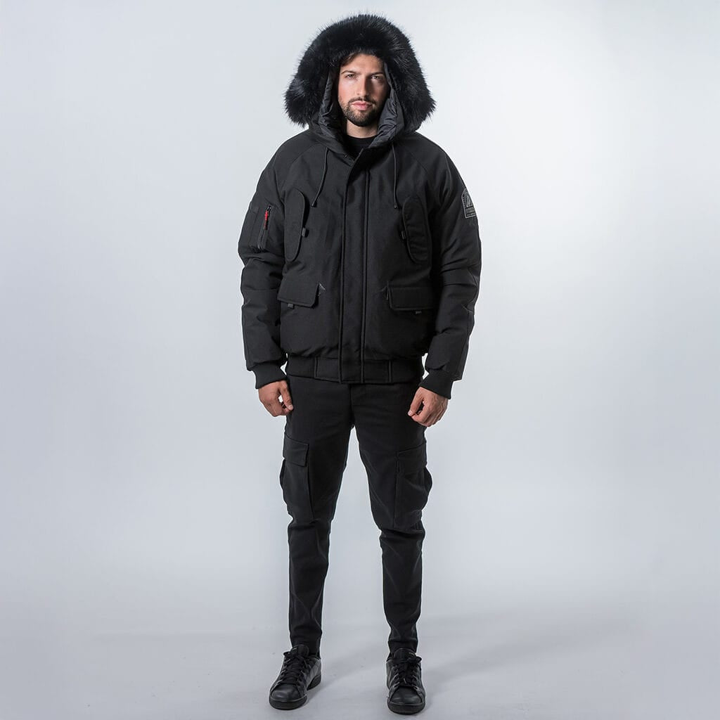 Doudoune  Wilson Fourrure Noir (Chauffante avec batterie)